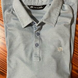 Travis Mathew Men's Polo in Slate Blue